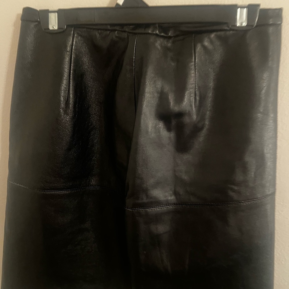 Black Leather skirt